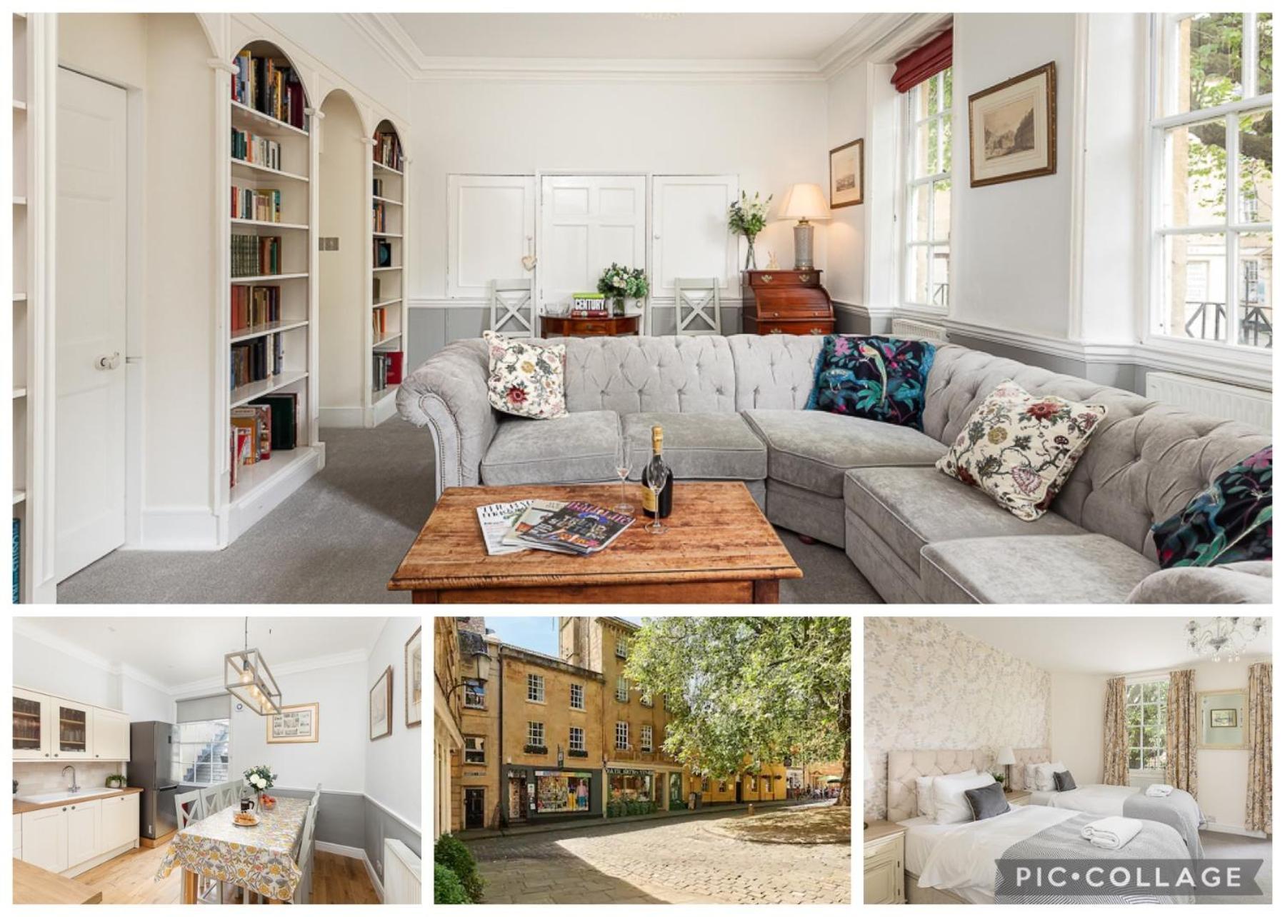 6 Bedroom Centre Georgian Town House - Abbey & Baths-2 Min Walk Apartment