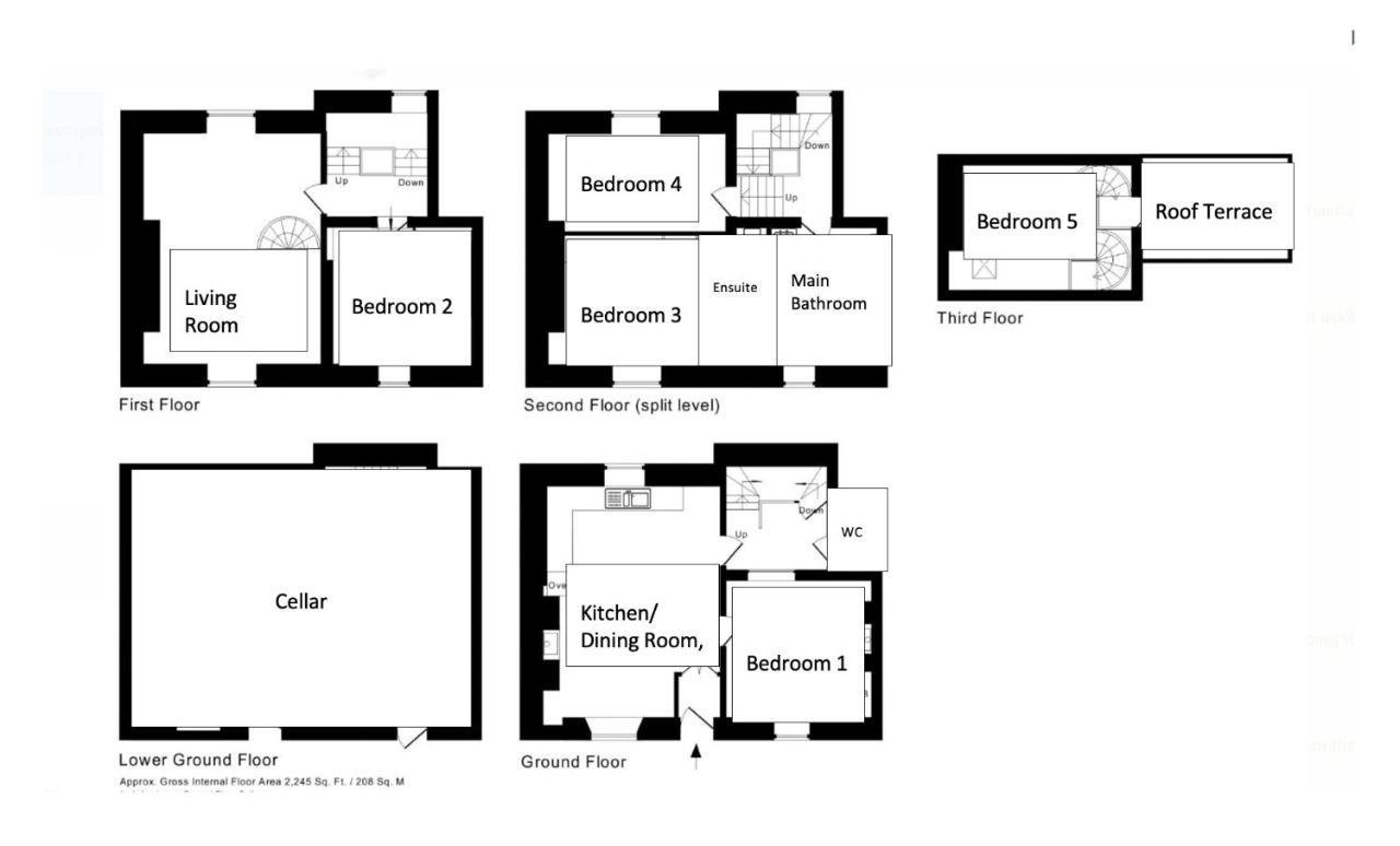 The Unique Gem Of - Rooftop Terrace Apartment *