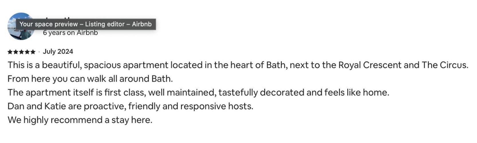 Spacious Centre Holiday home Bath