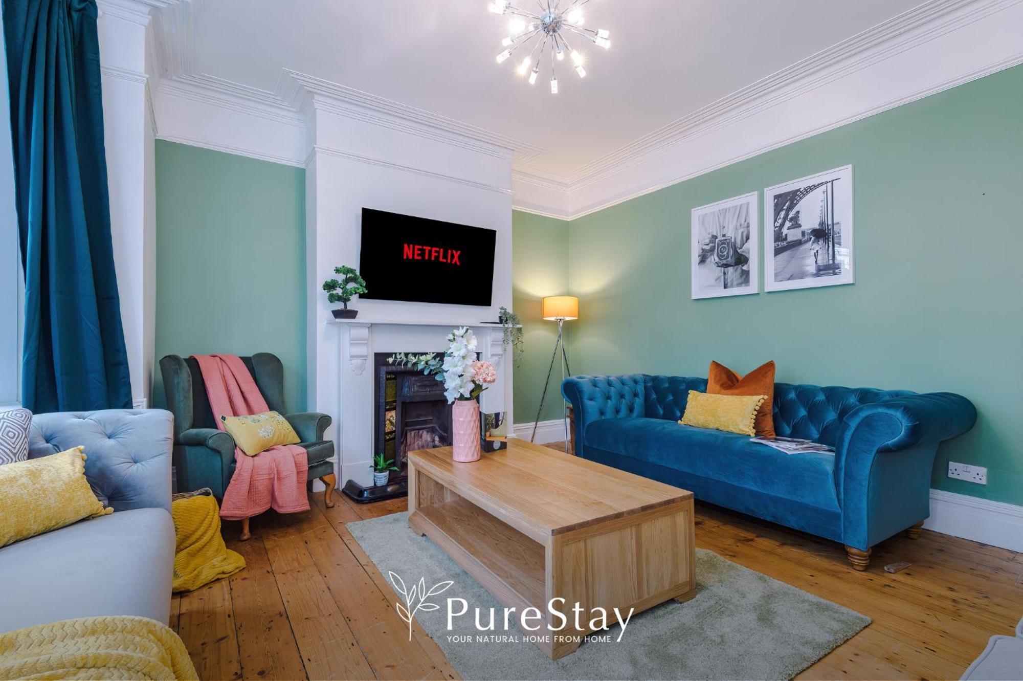 Purestay Bath: Five-bedroom House With Parking Holiday home